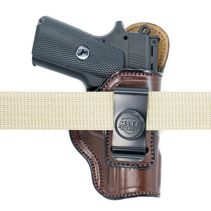 Maxx Carry Inside The Waistband Leather Holster for para PDA,
