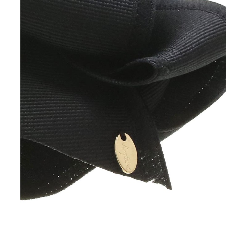 VINGTAINE H7457-BK- Volume, Ribbon, Barrette, Large Hair Clip, Mature Gift,