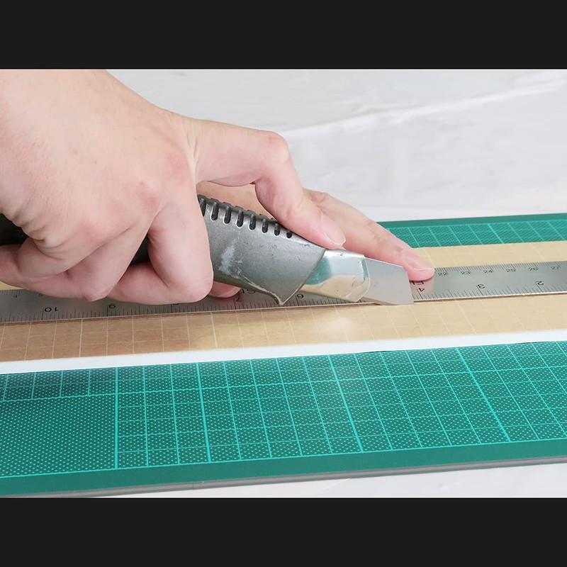 Athina 11000810 Non-Slip Stainless Steel Cutting Ruler 12 Inch (30