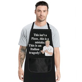 Ramsay Chef Apron Ramsay Kitchen Apron Chef Ramsay Gifts This Isn't A Pizza This Is An Italian Tragedy Ramsay Merch (a Pizza ap)