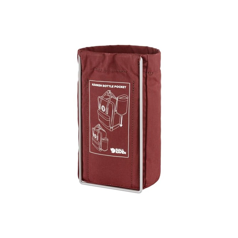 Fjallraven Kånken Bottle Pocket Holder, Ox Red, 1 Size