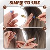 Oruola 9Pcs Hair Extension Tools, Bead Threader with Wooden Handle,Hair