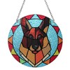 Marwey German Shepherd Memorial Gift - Stained Glass Shepherd Memorial