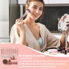 Lumbor37 Brochas de Maquillaje Profesional de Viaje, 40 Piezes Brochas