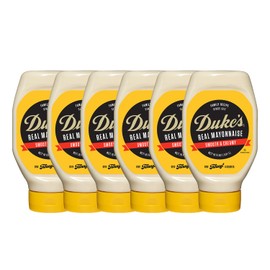 Duke’s Real Mayonnaise Squeeze Bottle – Original Smooth & Creamy Taste, 18 Ounce (Pack of 6)