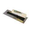 Green Long Honyaki Comb Trowel, 0.2 inch (6 mm) Eye,