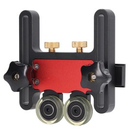 Table Saw Featherboard Featherboard Table Saw Roller Woodworking Double Wheel Sliding Feeding Roller Board Auxiliary Tool