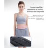 Cangurera Riñonera Deportiva para Correr Hombre Mujer, Negro