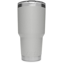YETI Rambler, Stainless Steel Vacuum Insulated Tumbler with Magslider Lid, Granite Grey, 30oz (887ml)