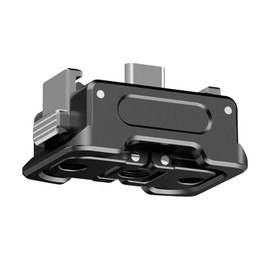 XBERSTAR Charging Adapter Base for DJI Osmo Pocket 3 Magnetic Adapter Mount Charging Quick Release Base with 1/4 Screw Attachable Tripod (Quick Release Base)