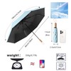 erised's bifrost Compact Folding Umbrella Nordic Style Wood Handle Coating