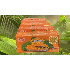 Asantee New Honey Plus Thai Papaya Lightening Herbal Soap (Pack of 5)…