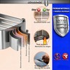 JDHAVMOS Suction Cup Shower Caddy - No Drilling Removable, Corner
