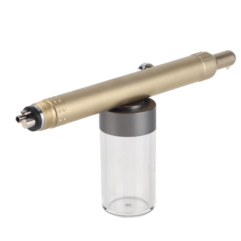 Dental Sandblasting Polisher Stainless Steel 360° Rotating Nozzle Dental Cleaning