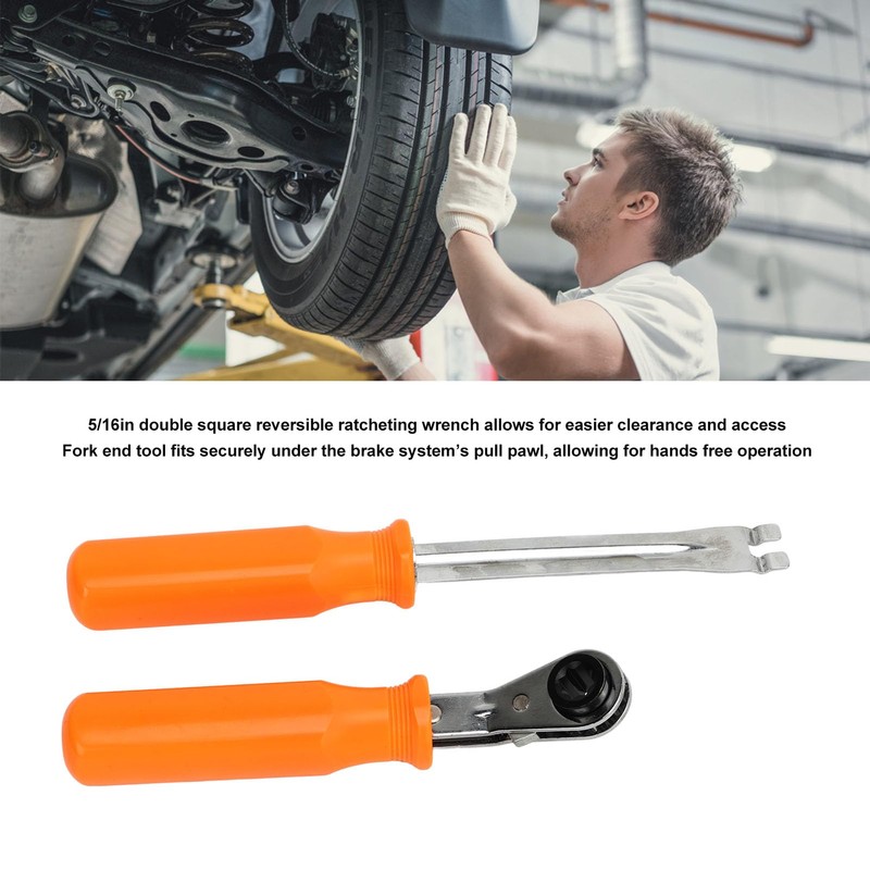 KIMISS 2PCS Brake Adjuster Release Tool, Automatic Slack Adjuster Set