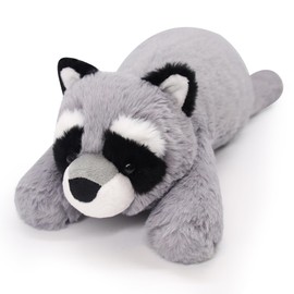 KOPHINYE Weighted Stuffed Animals - Weighted Racoon Stuffed Animals for Anxiety, Racoon Weighted Plush Animals Raccoon Stuffed Hugging Plush Animal Toy for Baby, Boys and Girls
