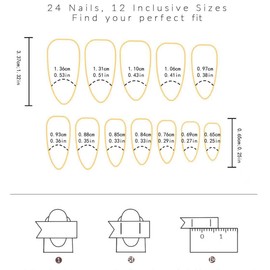 UEYRSEDB Brown French Tip Press on Nails Short Almond Summer Fake Nails with 3D Hibiscus Flower Design Rhinestones Charms Glue on False Nail Summer Hawaii Floral Artificial Stick on Nail for Women