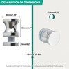 Alise Shower Glass Door Handle,Sliding Shower Doors Knob,One Sided Pull