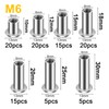 ZUZGO Sleeve Nut M6 M8 Hexagon Socket Binding Screws Sleeve