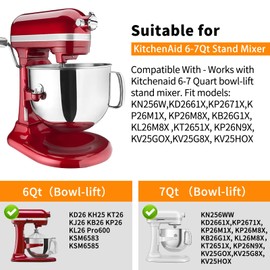 Gancio di ricambio per impasto a spirale in acciaio inox da 6 qt, per mixer Kitchen Aid 5Plus e 6QT, compatibile con accessori per utensili da cucina