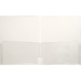 Lion Clear-Line 2-Pocket Plastic Folder, Clear, Pack of 4 (91120-CR-4P)