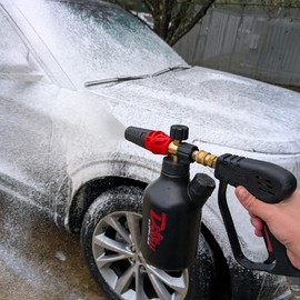 Defy Detail Foam Cannon - Suds Slinger  – Thick Foam Spray with 1500mL Capacity, High-Pressure Car Cleaning Tool