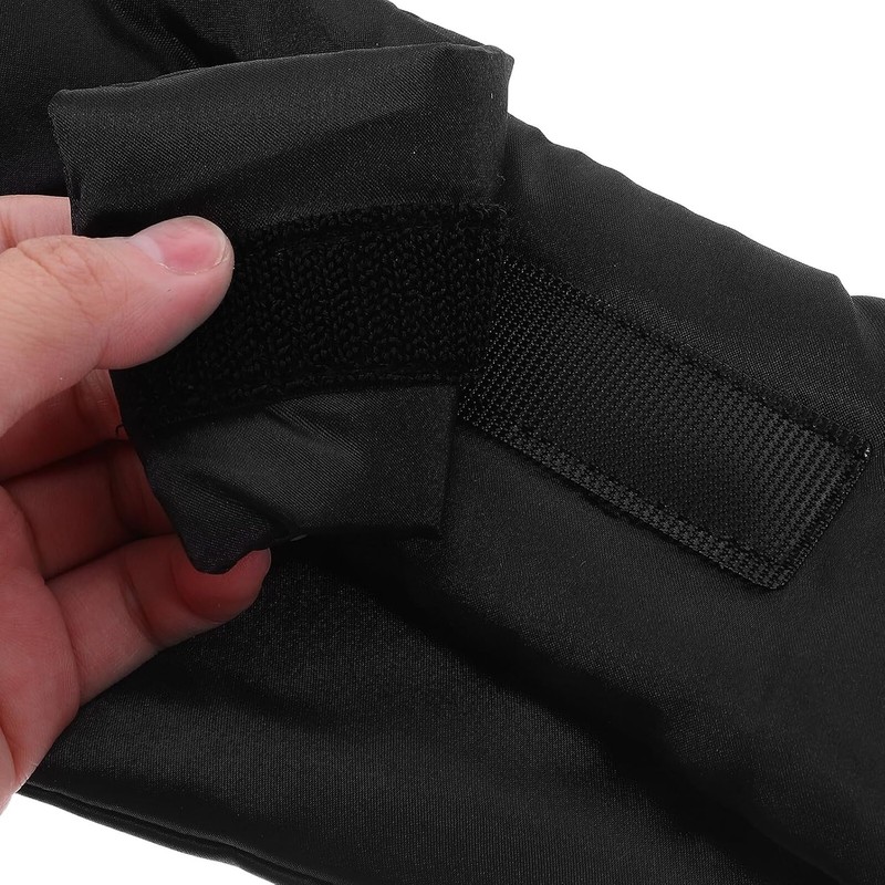 TEHAUX Antifaz para Dormir de Viaje de Seda Sintética Negro,