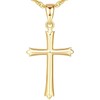 SPONIT Gold Cross Necklaces for Women 14K Gold Cross Pendant