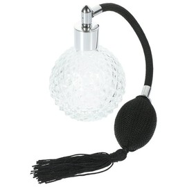 SCOLAND Vintage Perfume Spray Bottle Refillable Perfume Glass Atomizer Empty Crystal Bottle with Long Tassel (Transparent), A7872749