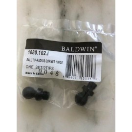 Baldwin 1080102I Ball Tip Hinge, Oil Rubbed Bronze