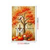 HOMETITUTE Fall Window Privacy Film24x36 Inch PVC Fall for Jesus