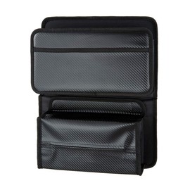 Napolex Fizz-1108 Carbon-Style Seat Back Pocket, Antibacterial and Odor Resistant, Dedicated Storage for Rear Seats, Car Accessories, Car Accessories