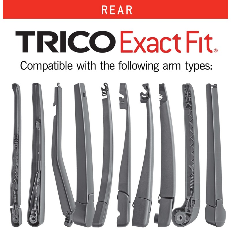 TRICO Exact Fit 14 Inch Rear Wiper Blade Fits Select