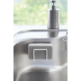Yamazaki Industries Suction Cup Sponge Holder, Tower, White 2851