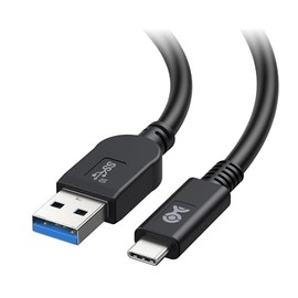 Cable Matters [Certificación USB-IF] Cable USBA a USB C de 10Gbps Gen 2 - 3.3 pies, Cable USBC a USBA, Negro, Compatible con iPhone 16/15 Pro Max/Plus