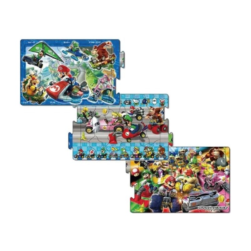 Mario Puzzle Mario Kart Puzzle 3 Type Set 18/24/ 32