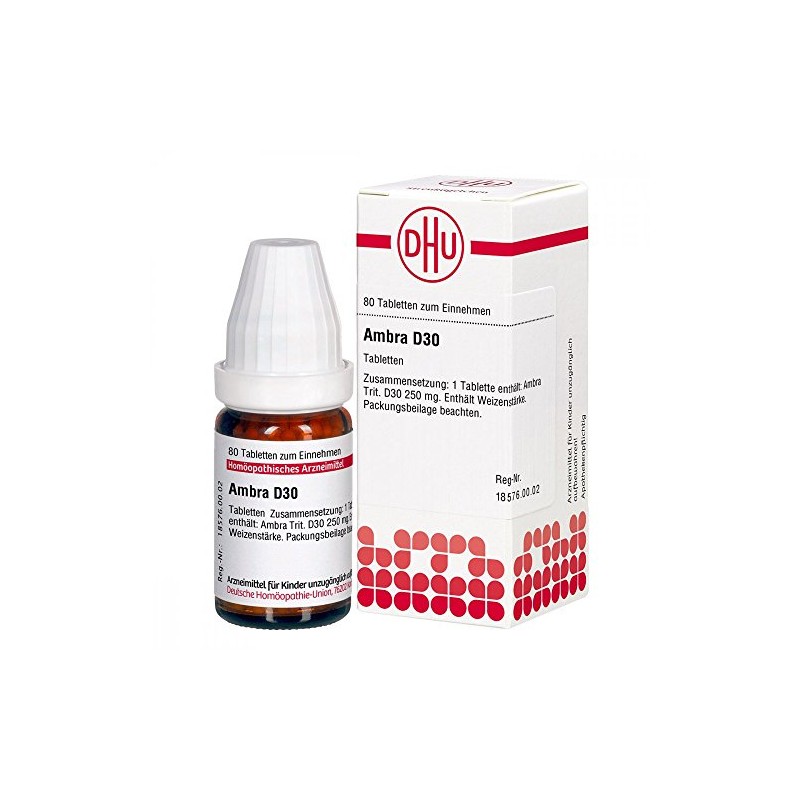 DHU Ambra D30 Tablets, Pack of 80 Tablets
