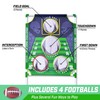 GoSports Red Zone Challenge Football Toss Game - Includes Target,