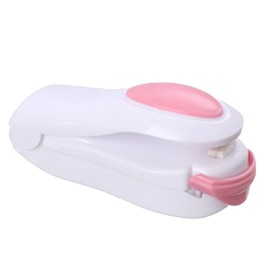 Aoveew Handheld Heat Vacuum Sealer Efficient and Portable Mini Electronic Resealer Machine for Snacks and Bags (White)