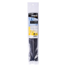 Gardner Bender 46-315UVBM DoubleLock Cable Tie, 14 Inch., 75 lbs. Tensile Strength, Wire / Cord Management Industrial and Household Use, Nylon Zip Tie, 1000 Pk., UV Resistant Black