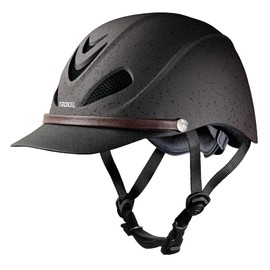 Troxel Dakota Trail Horse Riding Helmet, Low-Profile Light Adjustable Design, Safety Horseback Riding Gear, Extra Large (7-3/8 - 7-3/4), Grizzly Brown