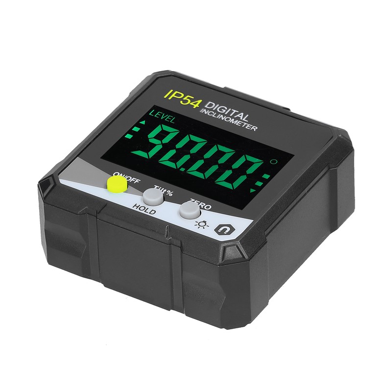 IP54 4*90° Portable Digital Inclinometer LCD Backlight Digital Protractor Slope