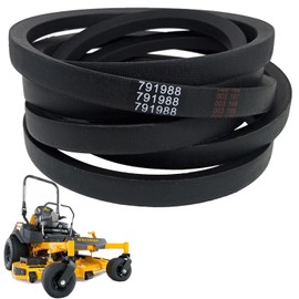 POAAOQ Mower Deck Belt 791988 / Aramid Cord / 140.75 inches/for Hustler Raptor EX (931899EX) 52 inch Deck,Raptor XD (943431CE) 48 inch Deck,Super Z CAT Diesel 72" (Side Discharge Deck)