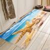 Absorbent Non-Slip Floor MATS in The Bathroom and Kitchen, Bright