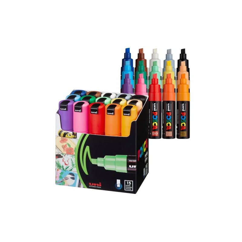 posca Uni-Ball uni POSCA PC-8K, 15 pcs - Marcador (15
