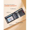 Men's Carbon Fiber Pattern Wallet, Ultra-thin Minimalist Multi Card Slot