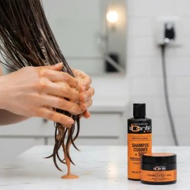 Kit Shampoo Y Vitamina  Soya Tono Cobrizo Labonte 240m150g                                                                                            