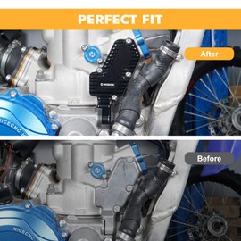 NICECNC Dirt Bike Cylinder Power Válvula Guard Compatible with YAMAHA YZ250 1999-2024 YZ250X 2016 2017 2018 2019 2020 2021 2022 2023