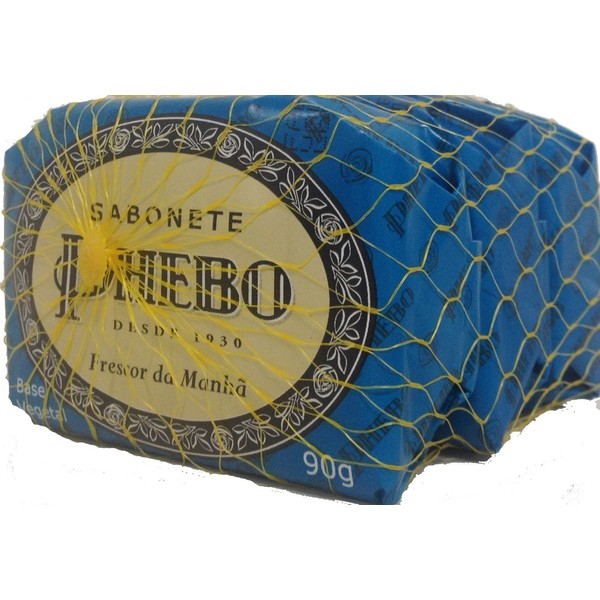 Linha Tradicional Phebo - Sabonete em Barra de Glicerina Frescor da Manha (3 x 90 Gr) - (Phebo Traditional Collection - Glycerin Bar Soap Morning Freshness (3 x 3.2 Net Oz))