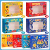 HOWAF Happy Father's Day Cookie Boxes with Transparent Window, Fathers